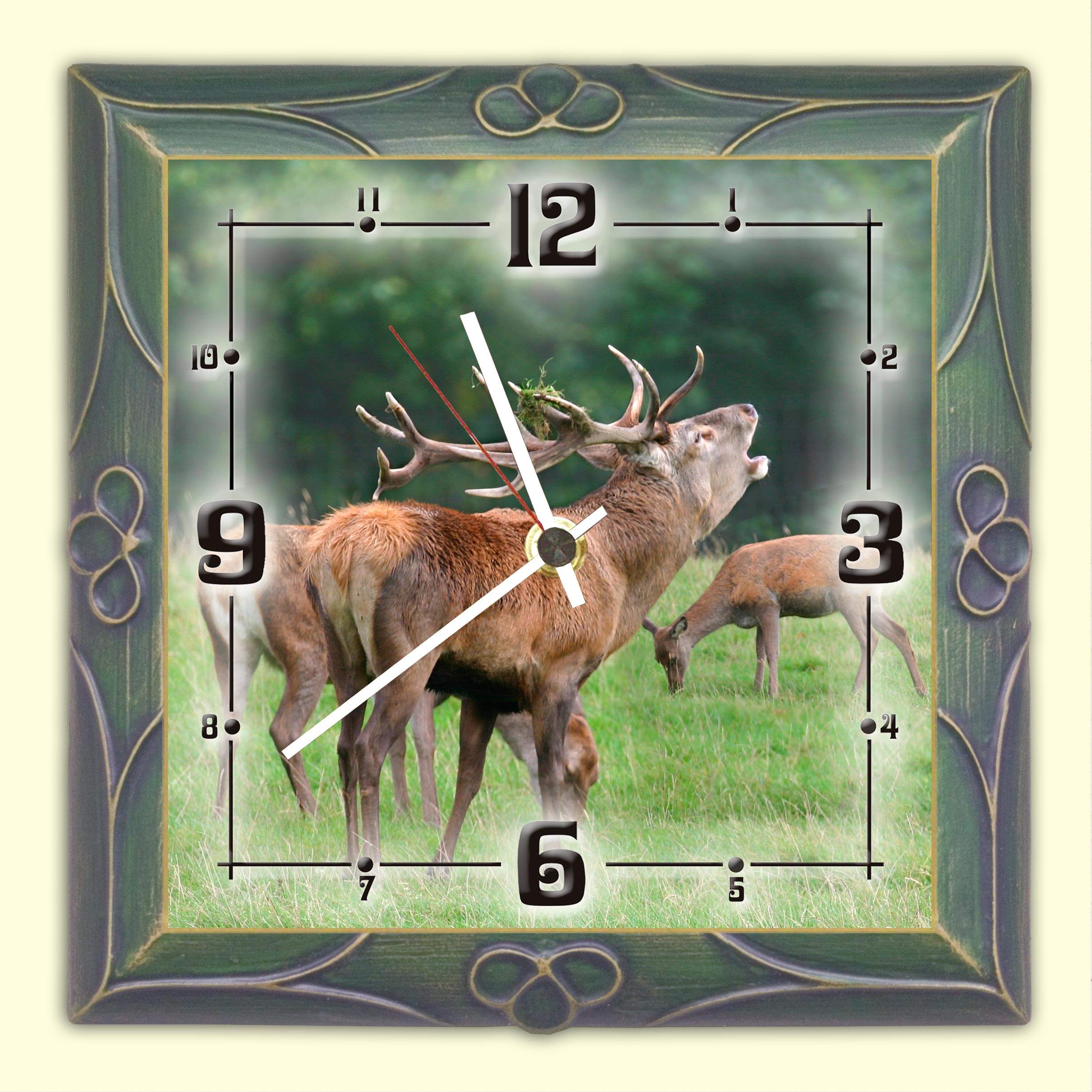 Stenska ura Jelen v ruku